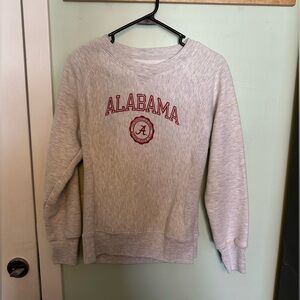 University of Alabama crew neck sweatshirt
